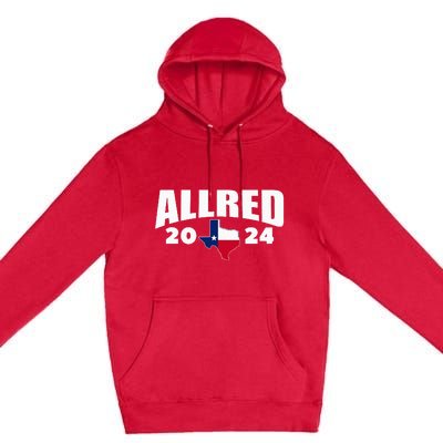 Allred 2024 For Senate Texas Premium Pullover Hoodie