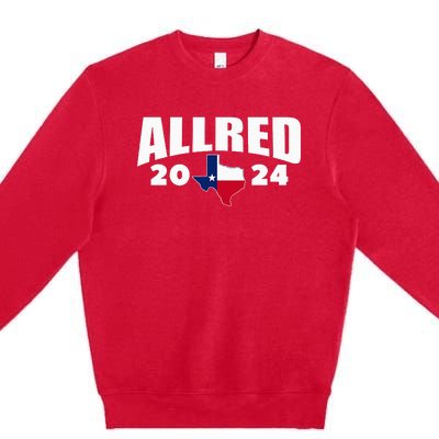 Allred 2024 For Senate Texas Premium Crewneck Sweatshirt