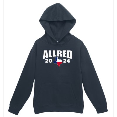 Allred 2024 For Senate Texas Urban Pullover Hoodie