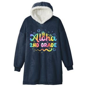 Aloha 2nd Grade Third Teacher First Day Back To School Hooded Wearable Blanket