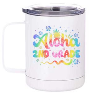 Aloha 2nd Grade Third Teacher First Day Back To School 12 oz Stainless Steel Tumbler Cup