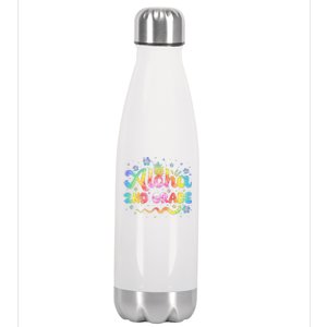 Aloha 2nd Grade Third Teacher First Day Back To School Stainless Steel Insulated Water Bottle