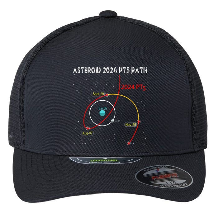 Asteroid 2024 Pt5 Path Mini Moon Dates Space Flexfit Unipanel Trucker Cap