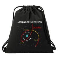Asteroid 2024 Pt5 Path Mini Moon Dates Space Drawstring Bag