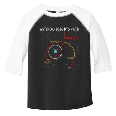 Asteroid 2024 Pt5 Path Mini Moon Dates Space Toddler Fine Jersey T-Shirt