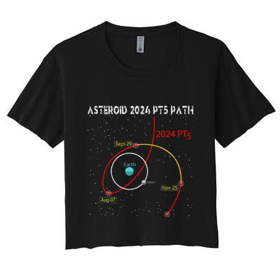 Asteroid 2024 Pt5 Path Mini Moon Dates Space Crop Top