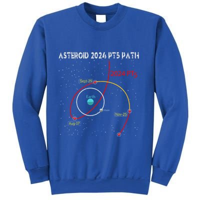 Asteroid 2024 Pt5 Path Mini Moon Dates Space Sweatshirt