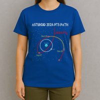 Asteroid 2024 Pt5 Path Mini Moon Dates Space T-Shirt