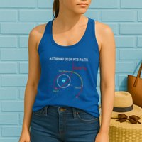 Asteroid 2024 Pt5 Path Mini Moon Dates Space Womens Tank Top