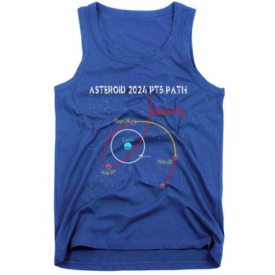 Asteroid 2024 Pt5 Path Mini Moon Dates Space Tank Top