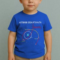 Asteroid 2024 Pt5 Path Mini Moon Dates Space Toddler T-Shirt