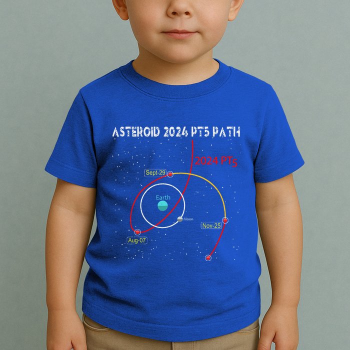 Asteroid 2024 Pt5 Path Mini Moon Dates Space Toddler T-Shirt