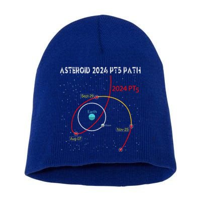 Asteroid 2024 Pt5 Path Mini Moon Dates Space Short Acrylic Beanie