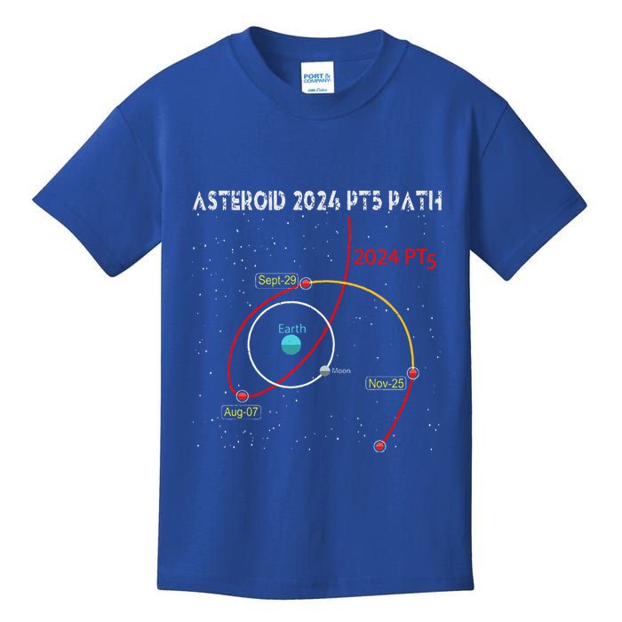Asteroid 2024 Pt5 Path Mini Moon Dates Space Kids T-Shirt