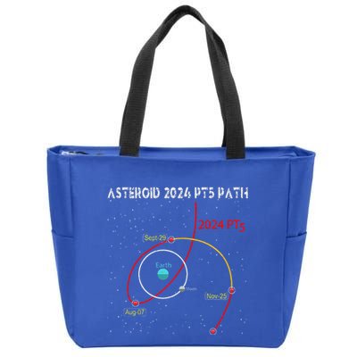 Asteroid 2024 Pt5 Path Mini Moon Dates Space Zip Tote Bag