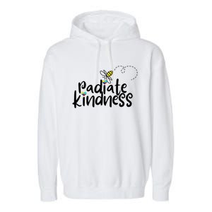 Autism 2024 Radiate Kindness Be Kind Autism Awareness 2024 Funny Gift Garment-Dyed Fleece Hoodie