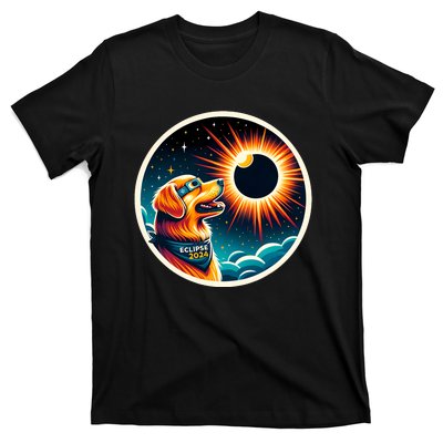 April 2024 Solar Eclipse Dog Wearing Solar Eclipse Glasses T-Shirt