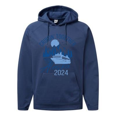 Alaska 2024 Trip Performance Fleece Hoodie