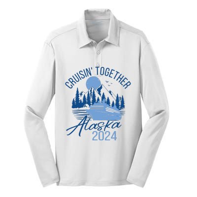 Alaska 2024 Trip Silk Touch Performance Long Sleeve Polo