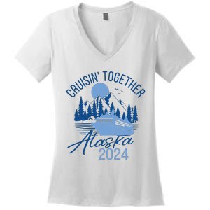 Alaska 2024 Trip Women's V-Neck T-Shirt