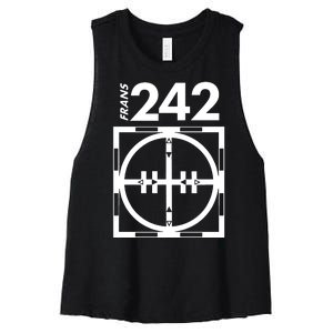 Another 242 T 4 Frans Women's Racerback Cropped Tank