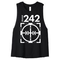 Another 242 T 4 Frans Women's Racerback Cropped Tank