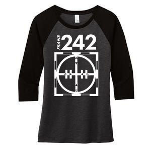 Another 242 T 4 Frans Women's Tri-Blend 3/4-Sleeve Raglan Shirt