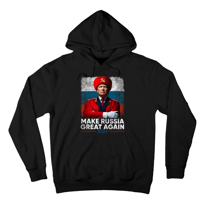 Antitrump 2024 Traitor Trump Make Russia Great Again Hoodie