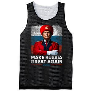 Antitrump 2024 Traitor Trump Make Russia Great Again Mesh Reversible Basketball Jersey Tank