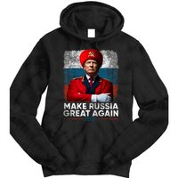 Antitrump 2024 Traitor Trump Make Russia Great Again Tie Dye Hoodie