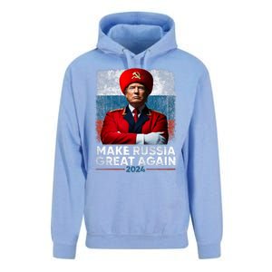 Antitrump 2024 Traitor Trump Make Russia Great Again Unisex Surf Hoodie