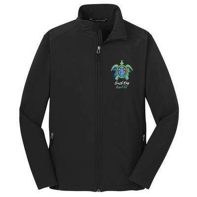 April 22 Water Cute Turtle Sea World Planet Hour Day Earth Cute Gift Core Soft Shell Jacket