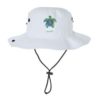 April 22 Water Cute Turtle Sea World Planet Hour Day Earth Cute Gift Legacy Cool Fit Booney Bucket Hat