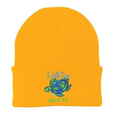 April 22 Water Turtle Sea World Planet Hour Day Earth Gift Knit Cap Winter Beanie