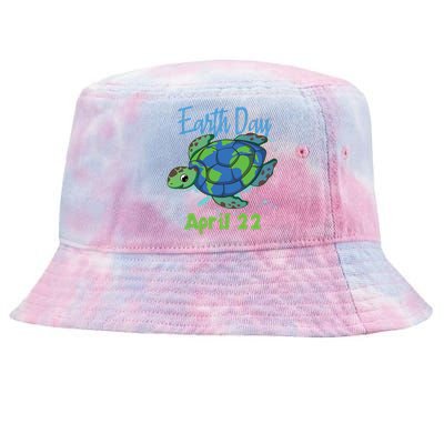 April 22 Water Turtle Sea World Planet Hour Day Earth Gift Tie-Dyed Bucket Hat