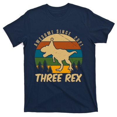 Awesome 3rd Birthday Dinosaur Gift T-Shirt