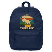 Awesome 3rd Birthday Dinosaur Gift 16 in Basic Backpack