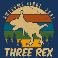 Awesome 3rd Birthday Dinosaur Gift 16 in Basic Backpack