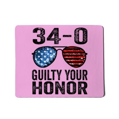 All 34 Felony Counts Anti Trump Political Statement Mousepad