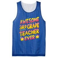 Awesome 3Rd Grade Teacher Ever Meaningful Gift Mesh Reversible Basketball Jersey Tank