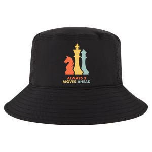 Always 3 Moves Ahead Retro Chess Player Gift Cool Comfort Performance Bucket Hat