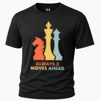 Always 3 Moves Ahead Retro Chess Player Gift Performance Shirt