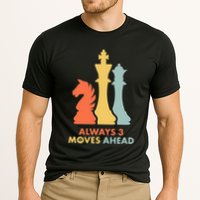 Always 3 Moves Ahead Retro Chess Player Gift Performance Shirt
