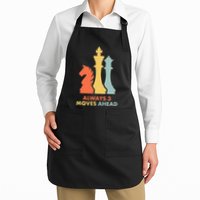 Always 3 Moves Ahead Retro Chess Player Gift Apron