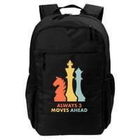 Always 3 Moves Ahead Retro Chess Player Gift Backpack