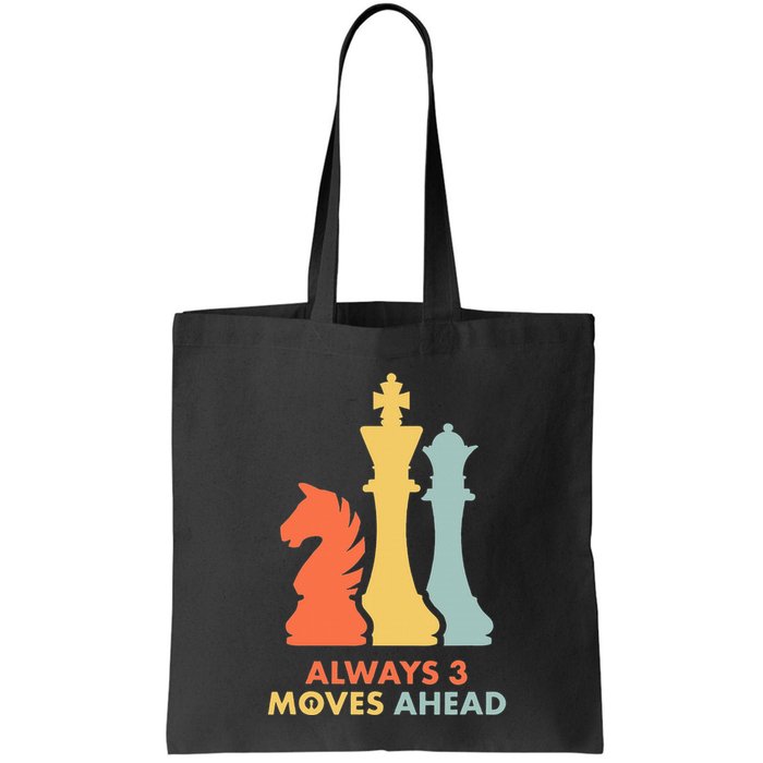 Always 3 Moves Ahead Retro Chess Player Gift Bag