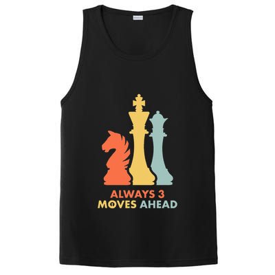 Always 3 Moves Ahead Retro Chess Player Gift PosiCharge Competitor Tank
