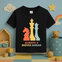 Always 3 Moves Ahead Retro Chess Player Gift Toddler T-Shirt