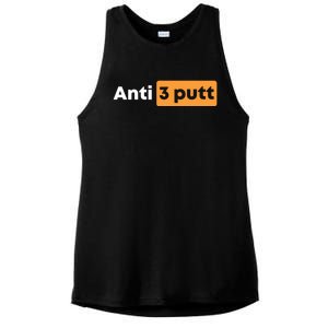 Anti 3 Putt Ladies PosiCharge Tri-Blend Wicking Tank