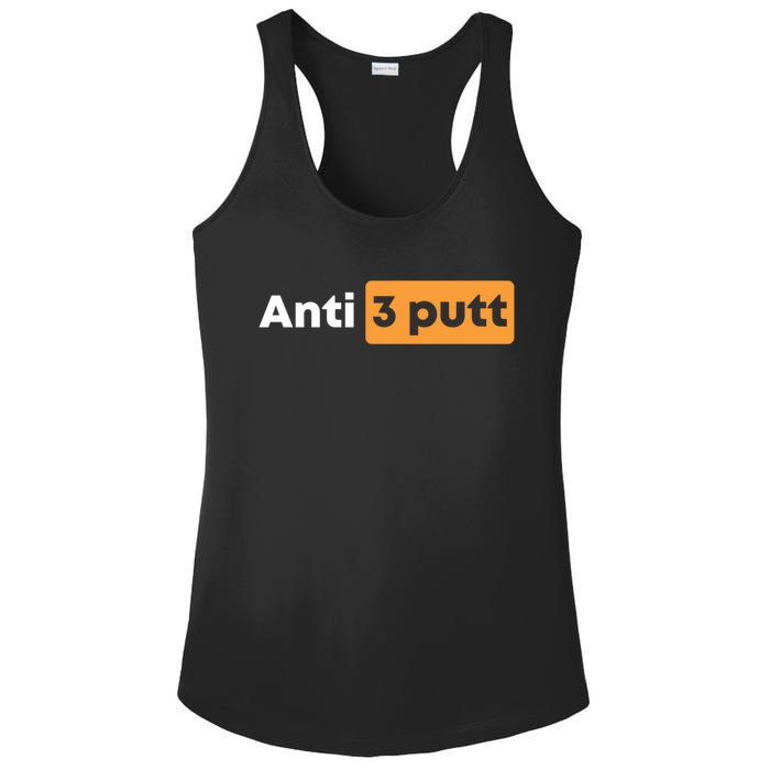 Anti 3 Putt Ladies PosiCharge Competitor Racerback Tank